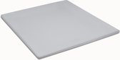 Cinderella - Topper hoeslaken (tot 12 cm) - Jersey - 80/90x200/210 cm - Light grey