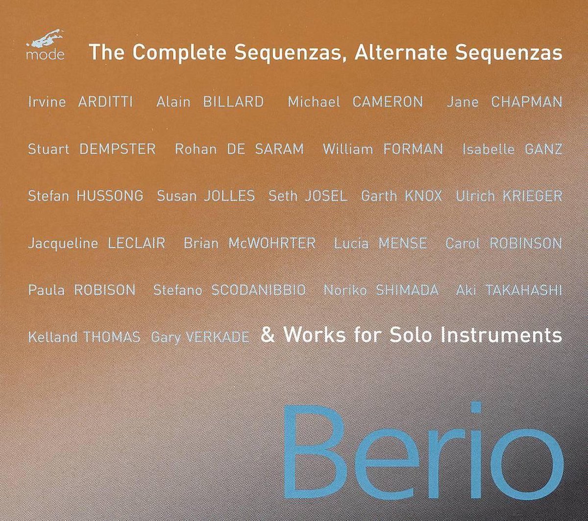 Complete Sequenzas & Works For Solo Instruments