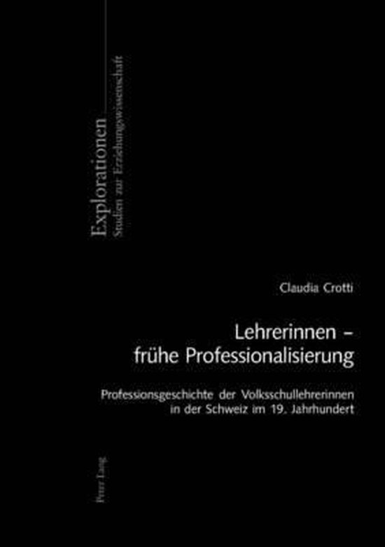 Lehrerinnen - frühe Professionalisierung - cover