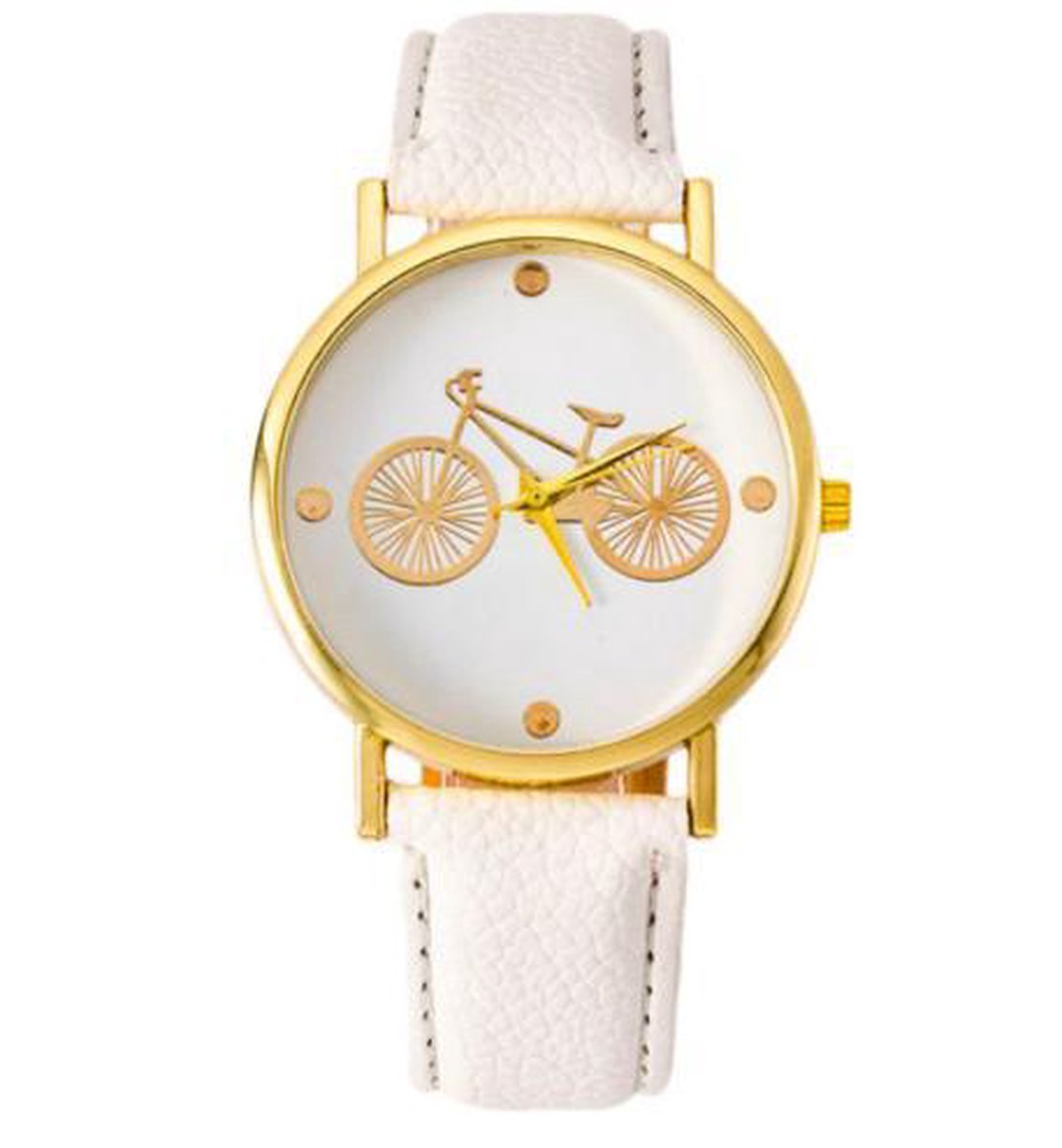 Fiets Horloge - Wit