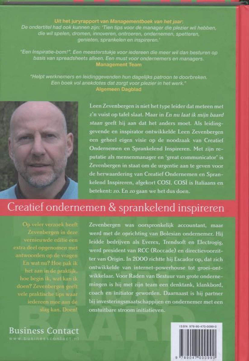 En nu laat ik mijn baard staan - back cover