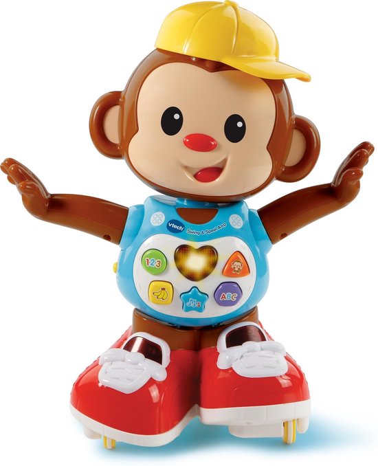 VTech Baby Swing & Speel Aap - Educatief Babyspeelgoed - 1 tot 3 Jaar