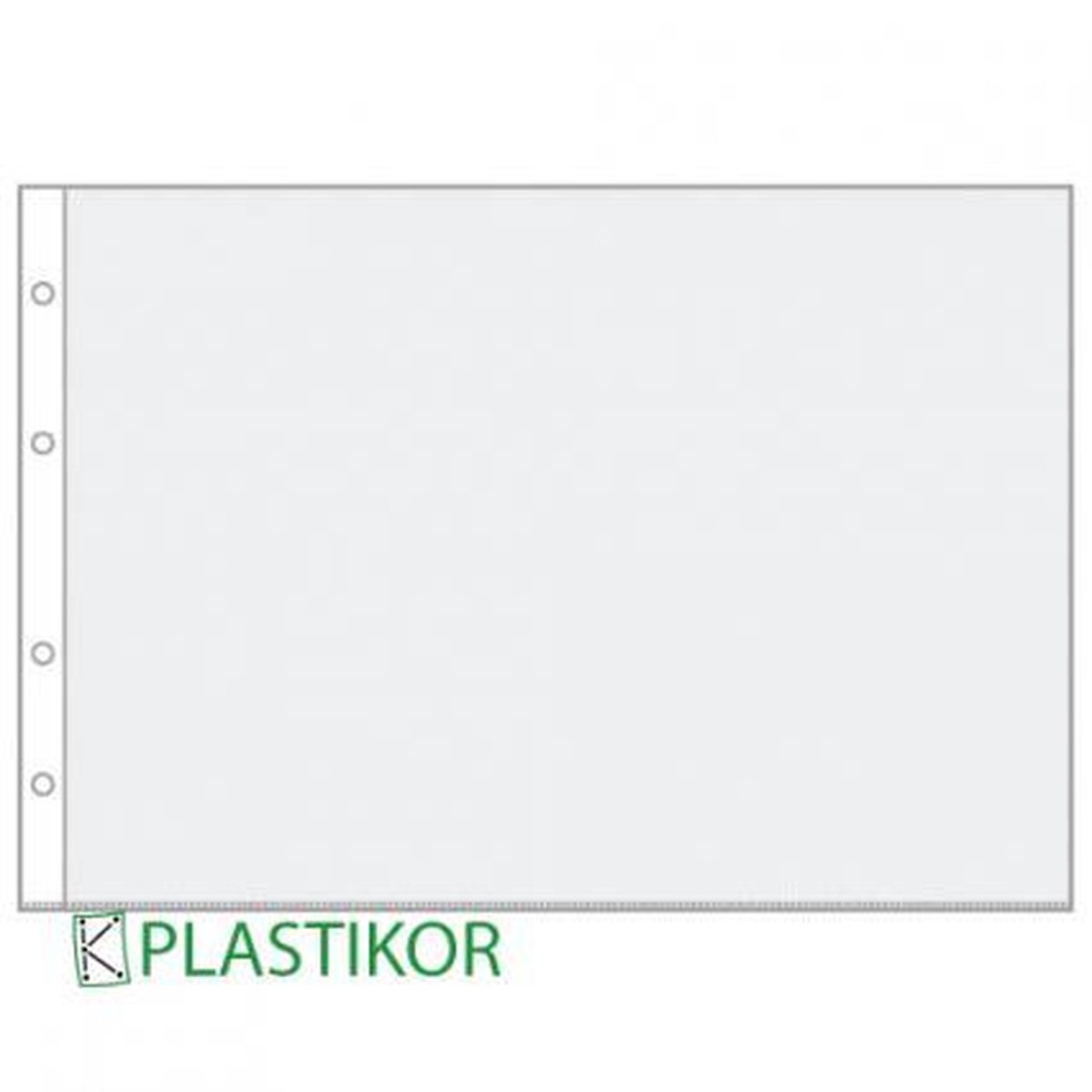 Plastikor Showtas - 100 stuks - PP - A4 liggend - transparant
