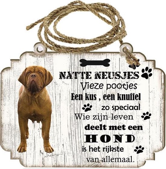 Chien disant: Bordeaux Dog