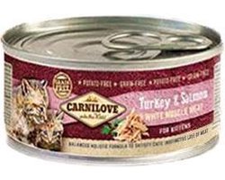 Carnilove kat 100 gram - Kitten Kalkoen & Zalm