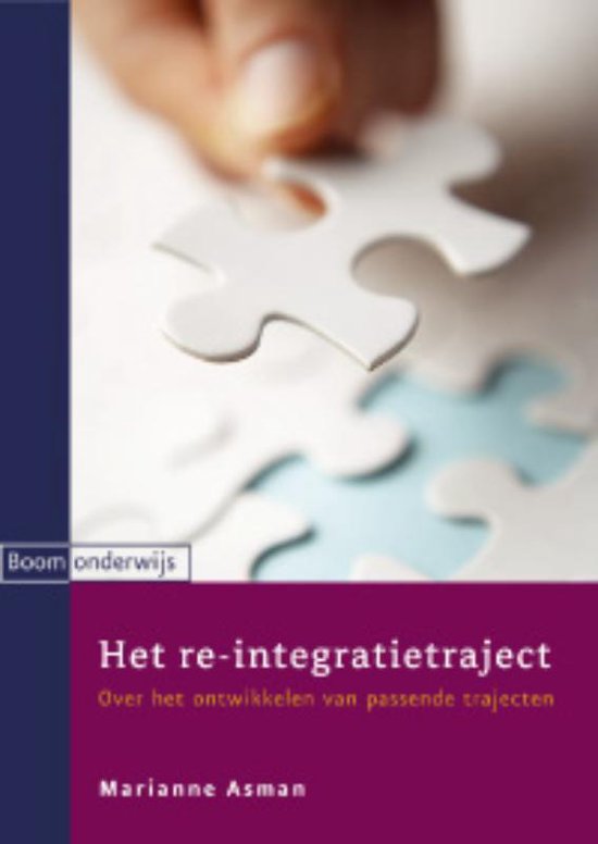 Cover van het boek 'Het re-integratietraject / druk 1'