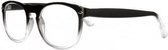 Icon Eyewear QCB002 Luciano Leesbril +2.50 - Zwart, transparant