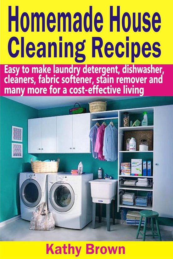 Homemade House Cleaning Recipes - cover
