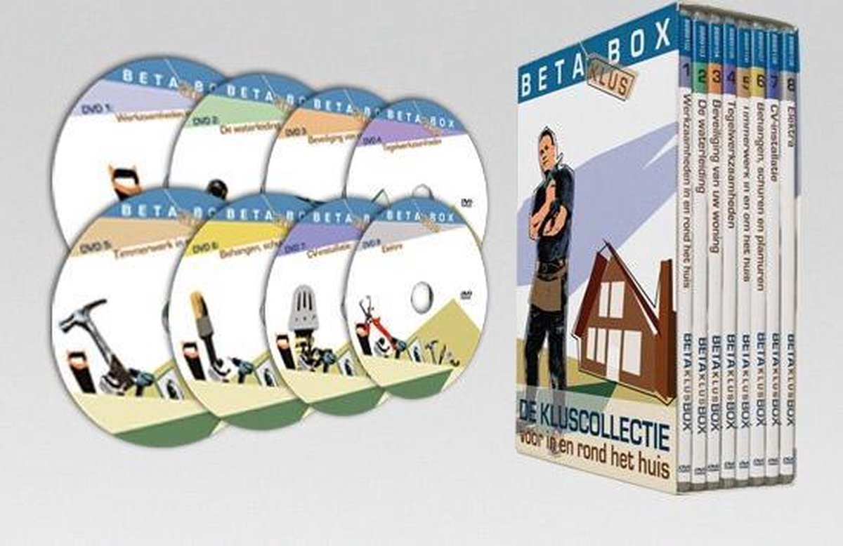 Beta Klus Box - 8 Dvd boxset voor de doe-het-zelferOnbekend