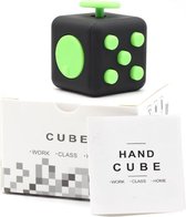 Fidget cube - Friemelkubus Groen/Zwart