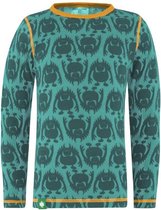 Monster shirt merino wol - groen