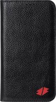 Melkco Premium Leather Wallet Book Case Herman Lychee Zwart voor Samsung Galaxy S5