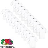 Fruit of the Loom Original T-shirt coton blanc 20 pièces M