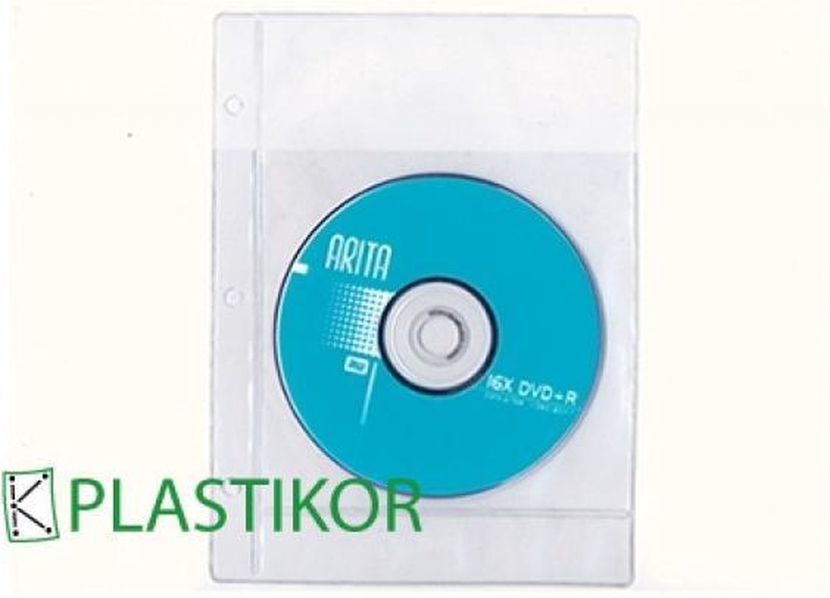 Plastikor CD-etuis A5, 2 gaats voor 2 CD's - 25 Stuks