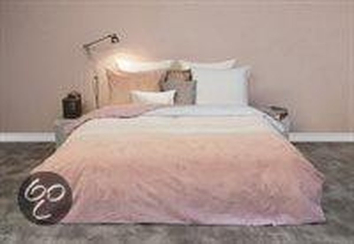 Face2Face Mika Dekbedovertrek - Tweepersoons - 200x200/220 cm - Sunset Orange