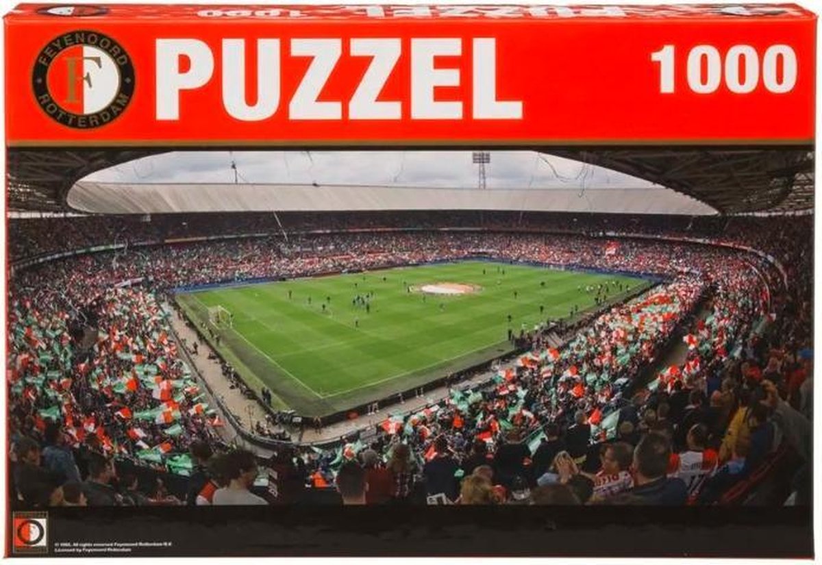 Zwaaien Veronderstellen rechtop Feyenoord Puzzel van de Kuip 1000 stukjes | bol.com