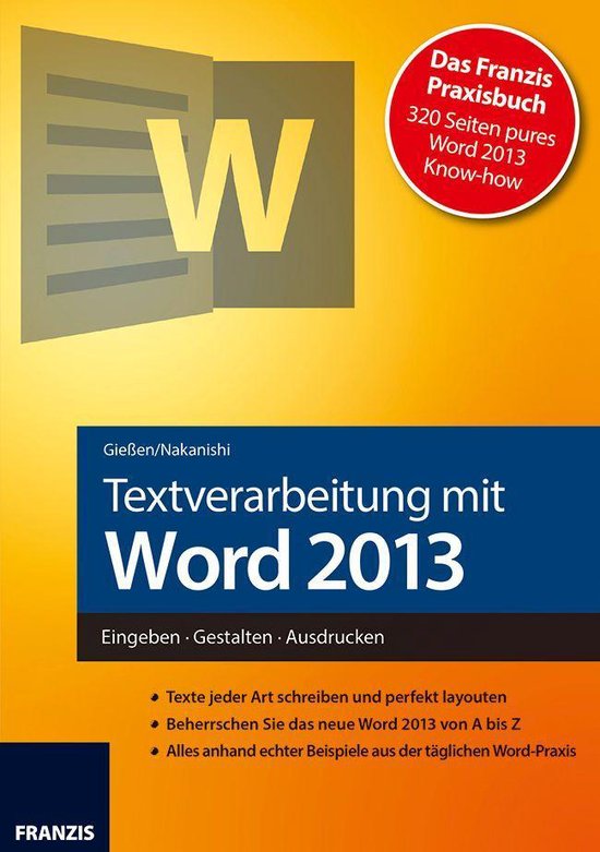 Office - Textverarbeitung mit Word 2013 - cover