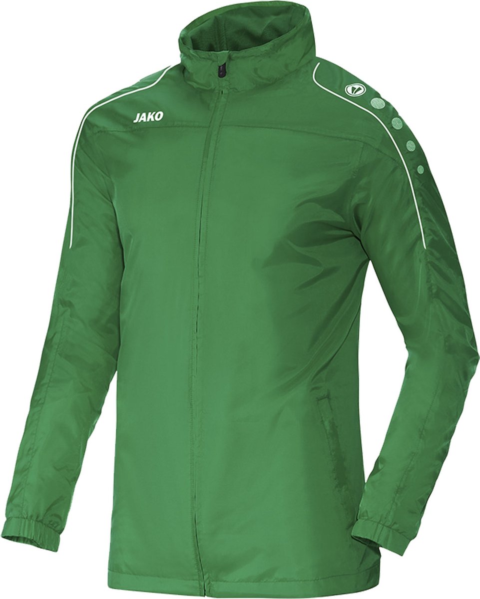 Jako Team Regenjas - Maat 140  - Unisex - groen