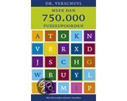 Meer Dan 750.000 Puzzelwoorden | Verschuyl