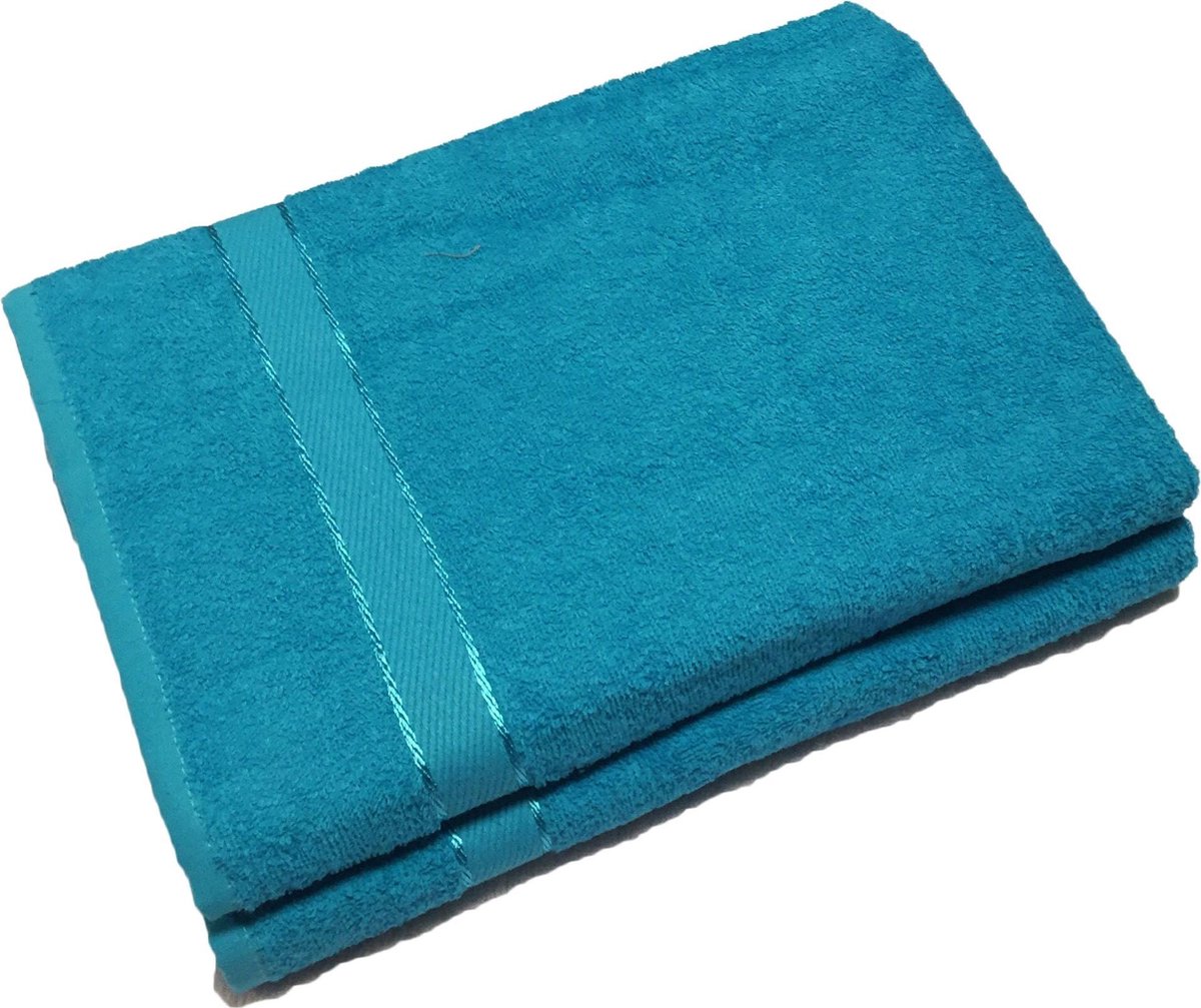 Badlaken 70x140 cm Uni Luxe Turquoise Aqua - 3 stuks