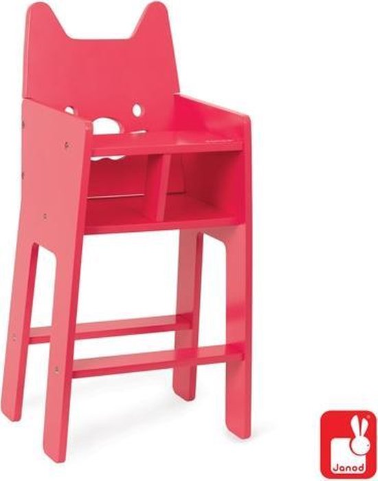 Houden voordat Uitlijnen Janod Babycat Poppen Kinderstoel (hout) | bol.com