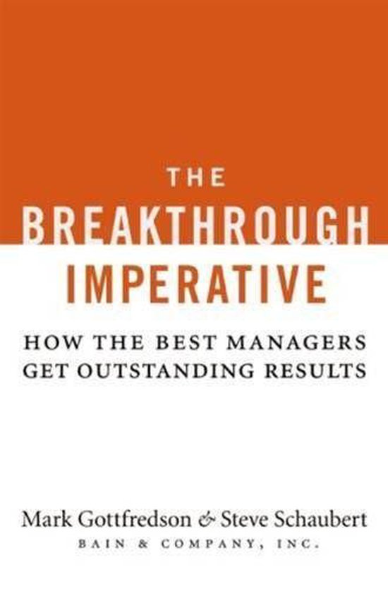 The Breakthrough Imperative - cover