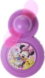Disney Minnie Mouse Mini Ventilator Paars 9 X 6 Cm