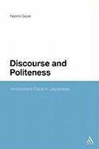 Discourse And Politeness