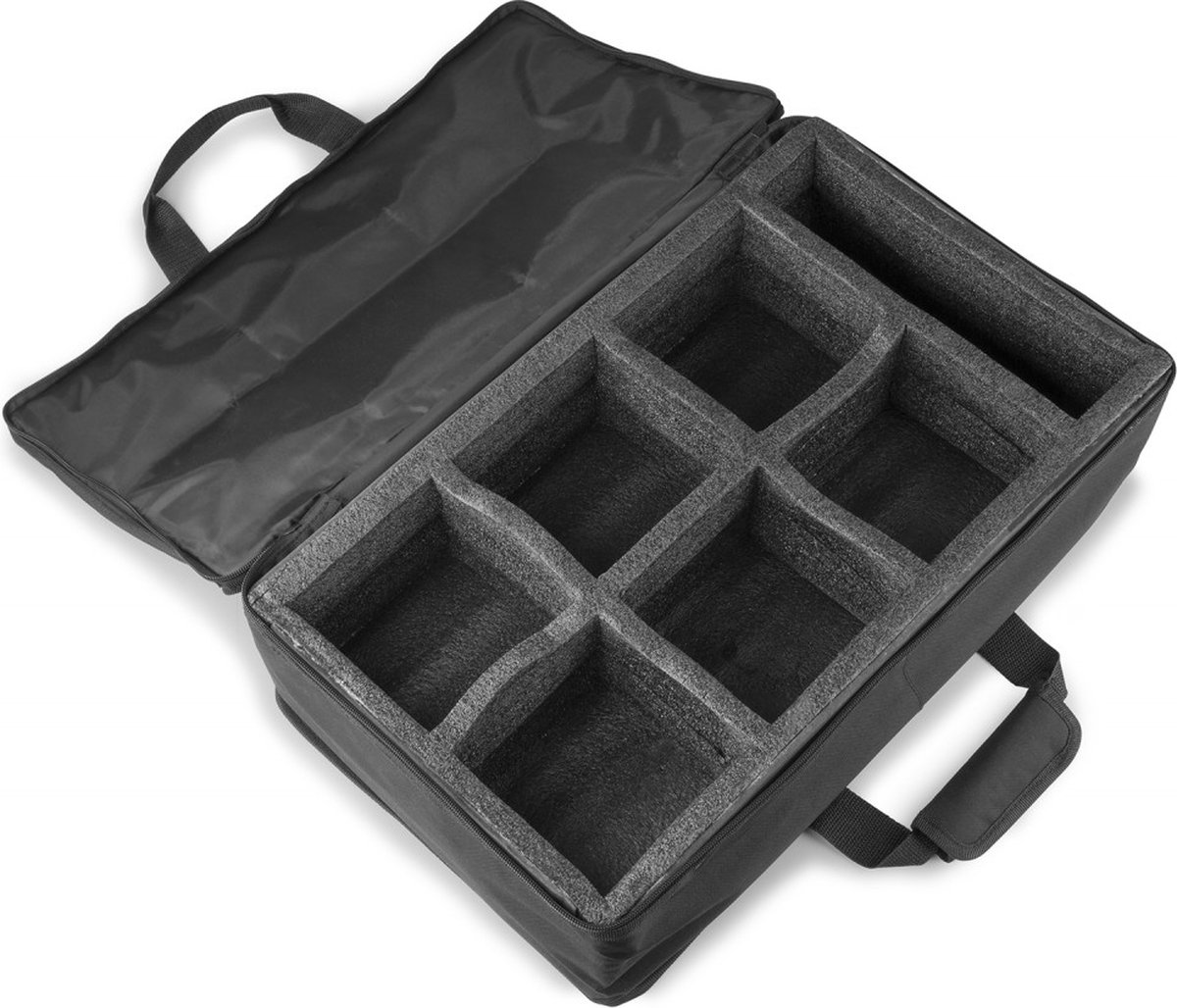 BeamZ AC-440 flightbag voor 6 Uplights BeamZ BBP94, BBP96S, BBP96SW & BBP96SC