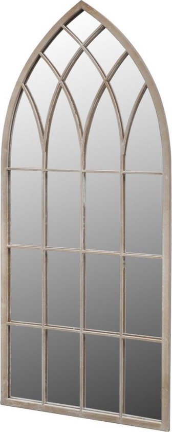 Kust hoe moord Spiegel Boog Landelijk Wandspiegel Tuinspiegel boogvormige Spiegel 115 x 50  cm | bol.com