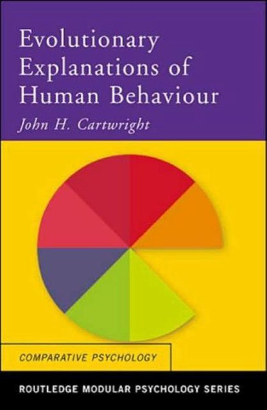 Evolutionary Explanations of Human Behaviour - cover