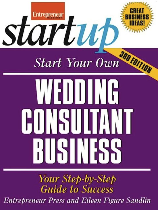 Start Your Own Wedding Consultant Business - cover