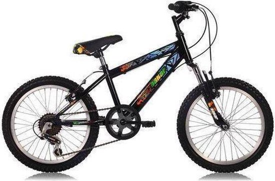 Mahin Dakar 18 inch jongens 6 versnellingen velgrem zwart | bol.com