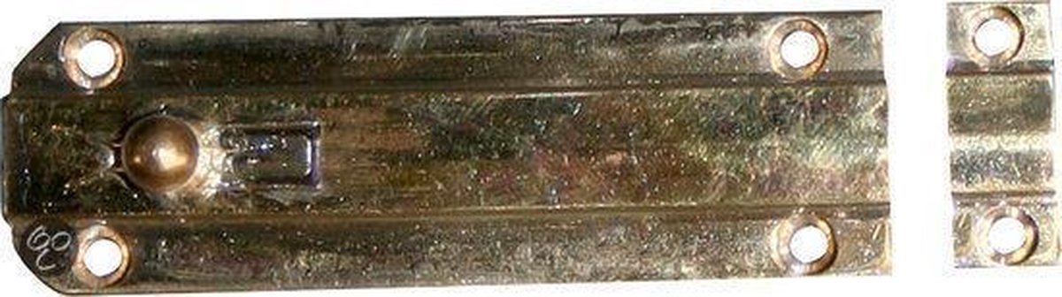 Qlinq Profielschuif Vlak - Messing - 80 x 25 mm