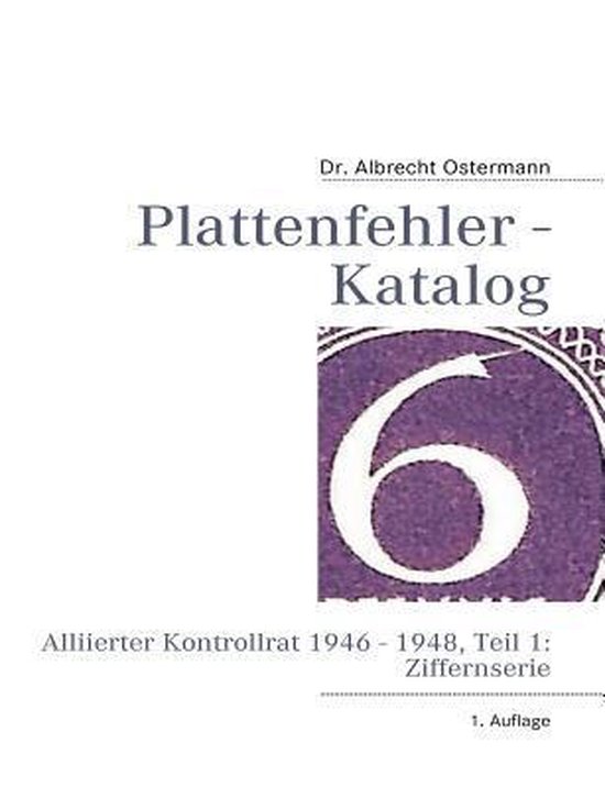 Plattenfehler Katalog, Albrecht Ostermann 9783837066913 Boeken bol