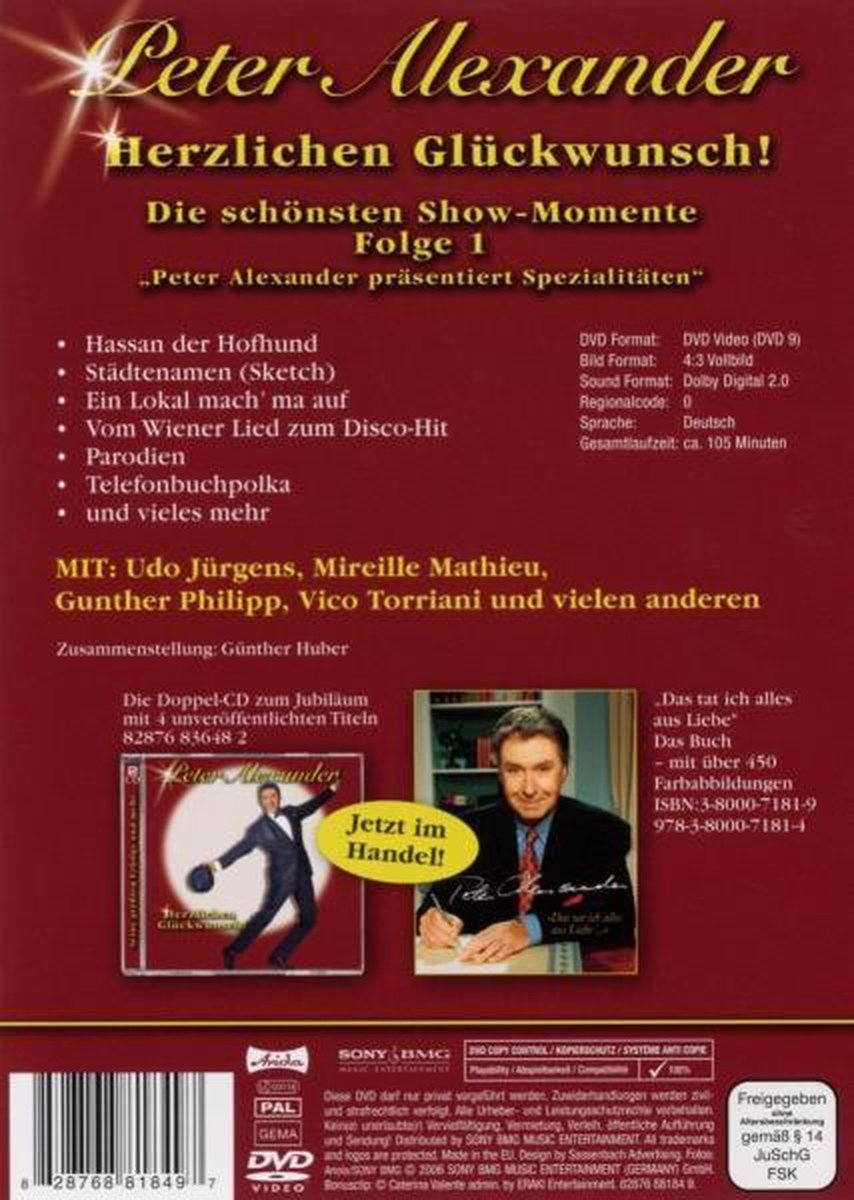 Herzlichen Glueckwunsch! Die Schonsten Show-momente Folge 1