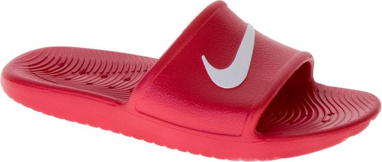 Nike Kawa Slippers Heren Slippers - Maat 41 - Mannen - rood/wit | bol.com
