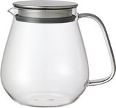 Kinto Unitea One Touch theepot | 720ml | glas | rvs filter | losse thee