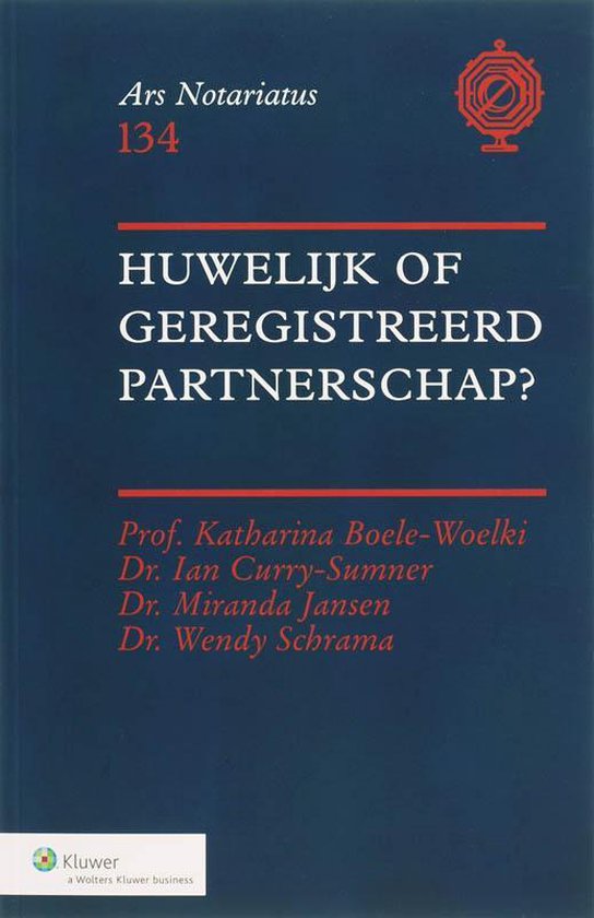 Cover van het boek 'Huwelijk of geregistreerd partnerschap? / druk 1'
