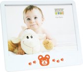 Deknudt Frames fotolijst S68KK1  E1E - wit - teddybeer motief - 10x15