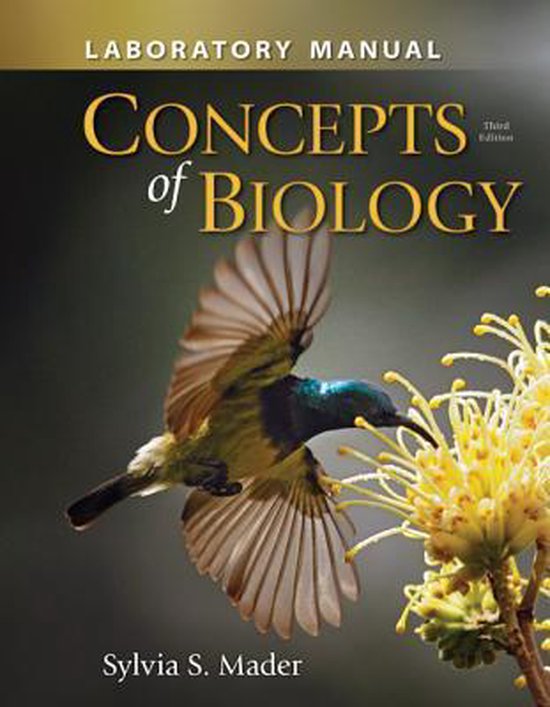 Lab Manual for Concepts of Biology 9780077511586 Sylvia S Mader Boeken