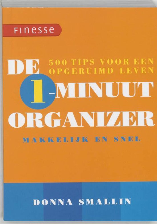 Cover van het boek 'De 1-minuut organizer' van Donna Smallin