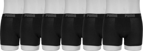 puma boxershorts 6 pack zwart