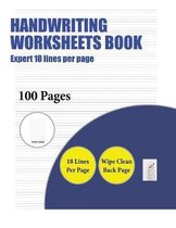 Handwriting Worksheets Book (Highly advanced 18 lines per page)