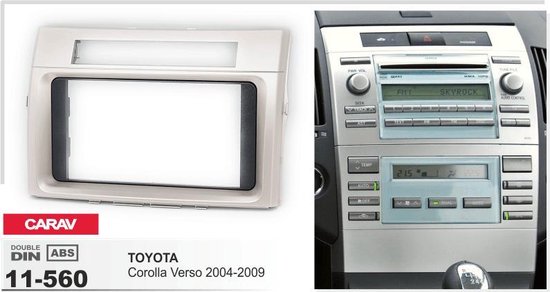 Autoradio android avec cadre 2 DIN TOYOTA Corolla Verso 2004-2009 Audiovolt  11-560 | bol.com