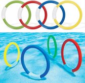 Duikringen set - Duik ringen - Ringen voor het zwembad - Duikspeeltjes - Set 4 stuks