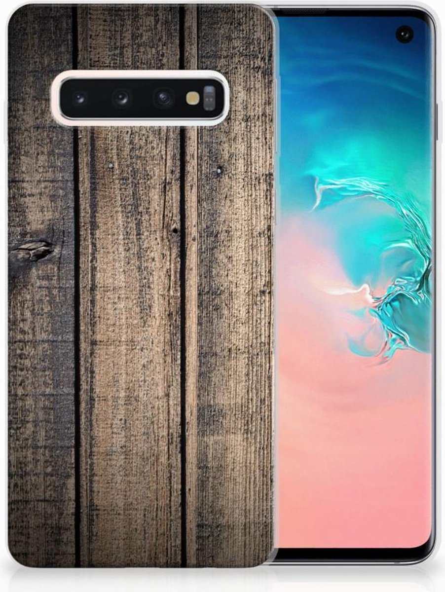 Samsung Galaxy S10 Bumper Hoesje Steigerhout