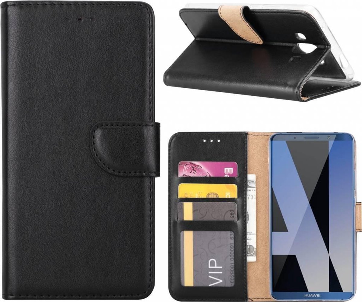 Huawei Mate 10 Portemonnee hoesje / book case Zwart