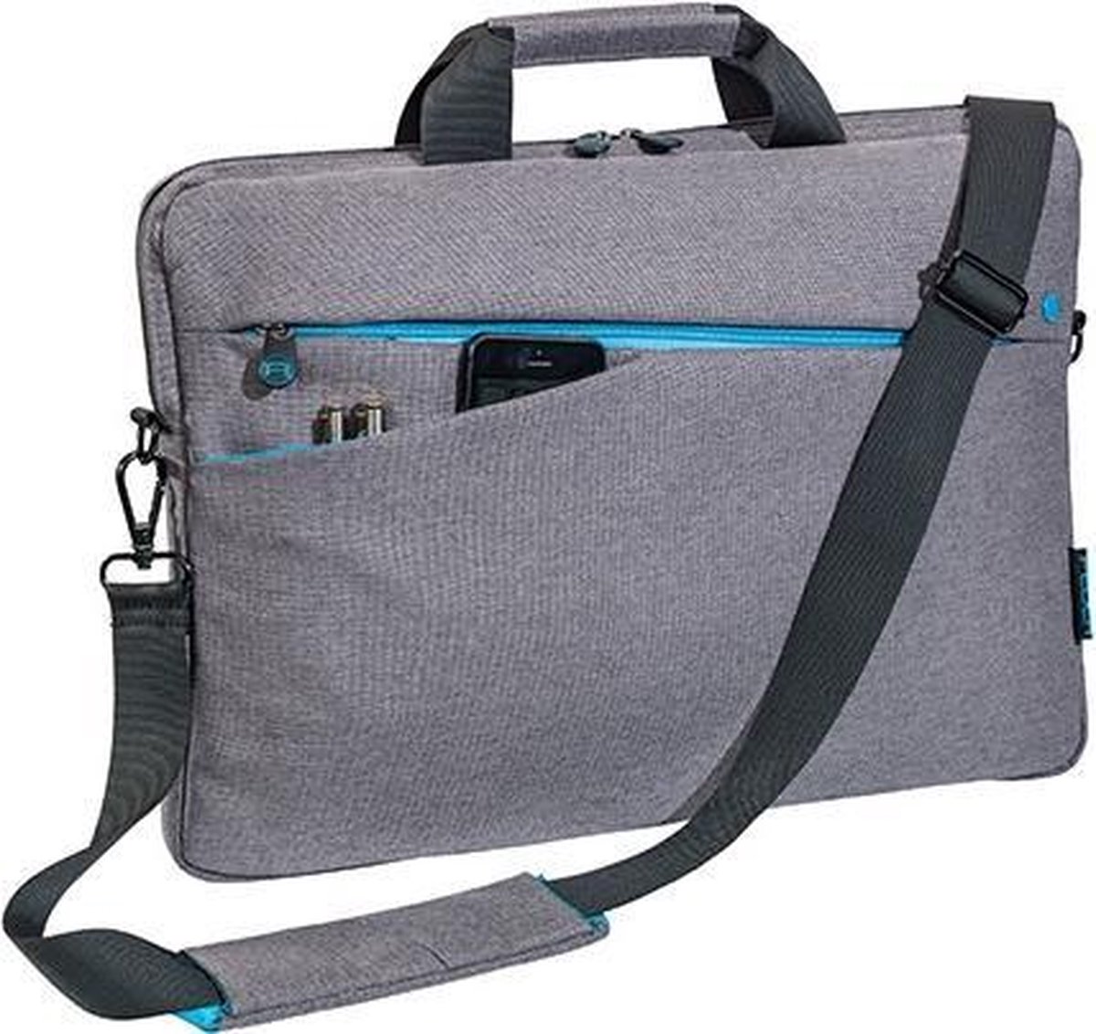 PEDEA Fashion - Notebook-Tasche - 39,6 cm (15.6) - Grau (66063013)