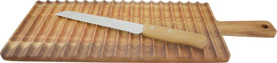 Metaltex - Snijplank Acacia, 39x26 cm - Huis en Comfort